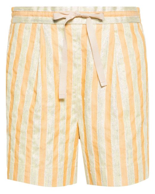 Forte-Forte striped drawstring shorts