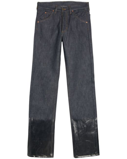 Maison Margiela Selvedge mid-rise straight jeans