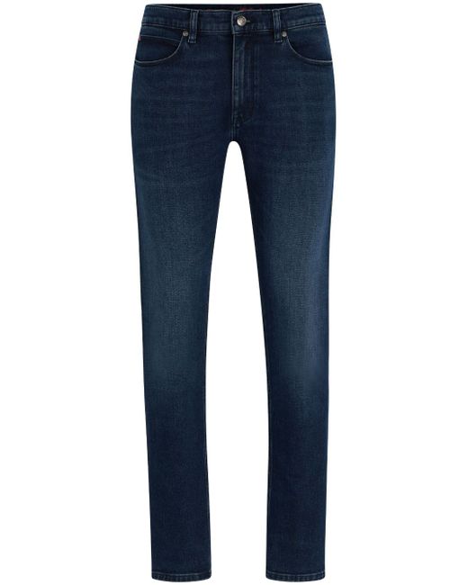 Hugo Boss slim-fit stretch-cotton jeans