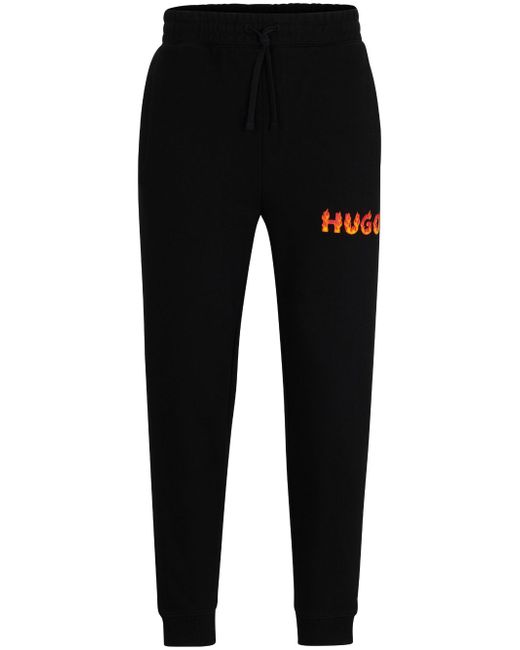 Hugo Boss mid-rise straight-leg track pants