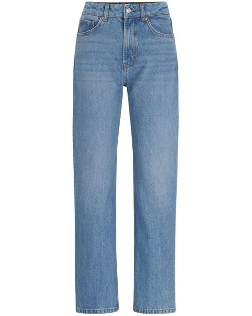 Hugo Boss straight-leg cotton jeans