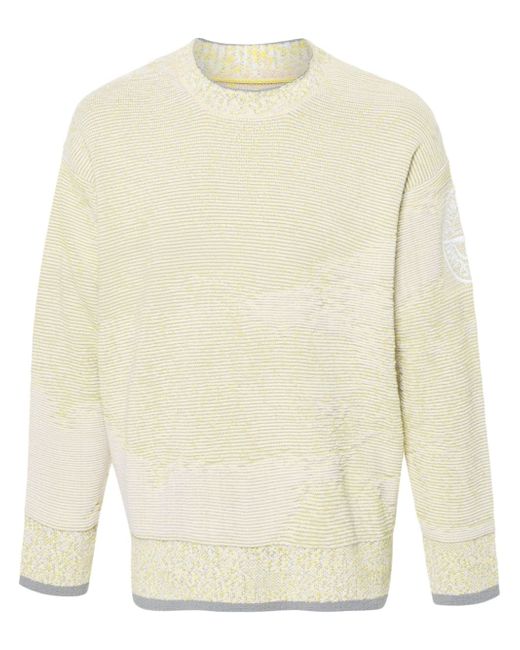 Stone Island Compass-logo knitted jumper