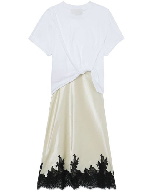 3.1 Phillip Lim knot-detail layered T-shirt dress