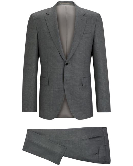 Boss single-breasted wool suit