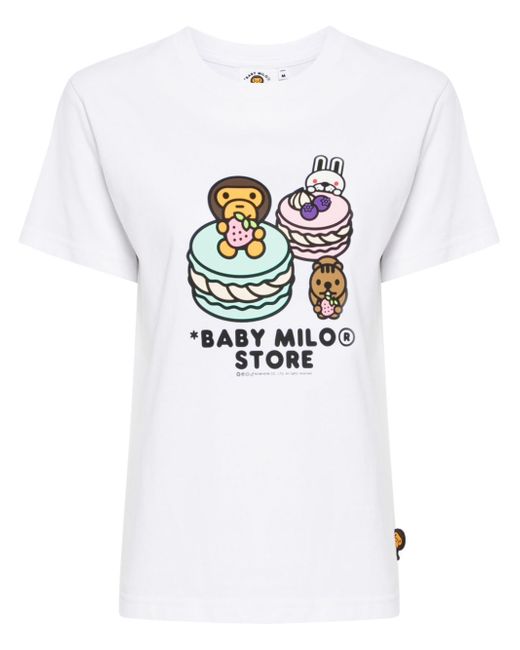 *Baby Milo® Store By *A Bathing Ape® graphic-print T-shirt