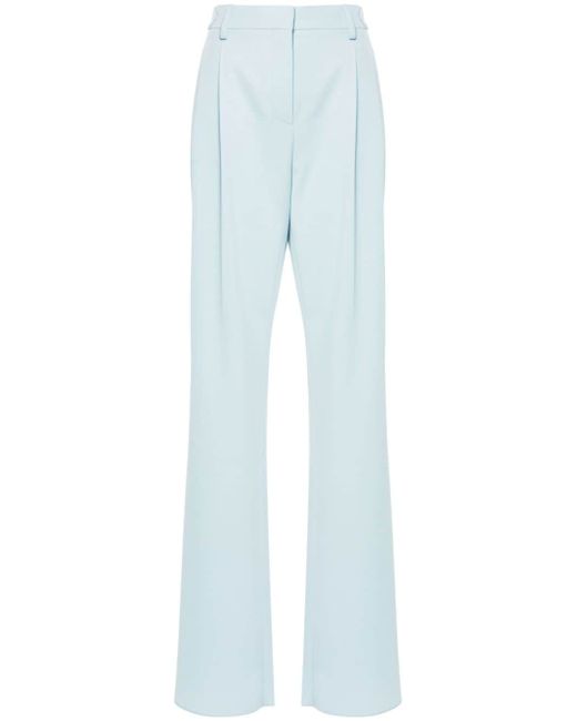 Stella McCartney pleat-detail straight-leg trousers