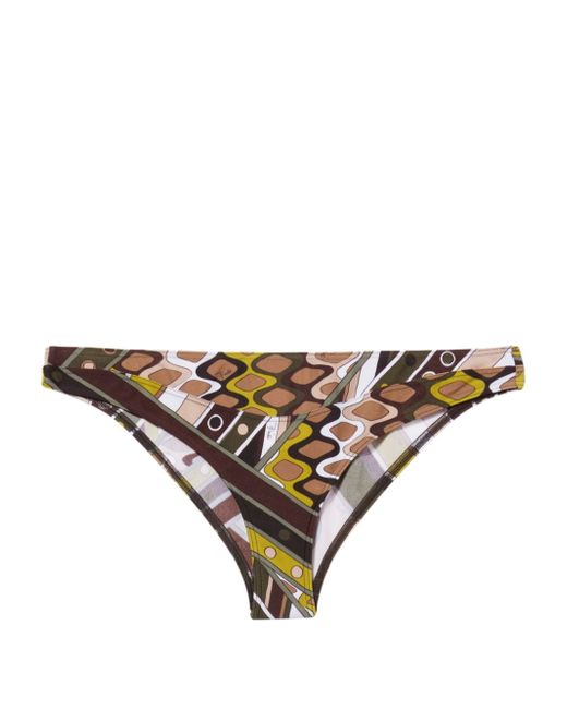 Pucci Vivara-print bikini bottoms