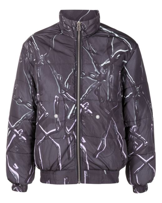Pace X-Phora graphic-print padded jacket