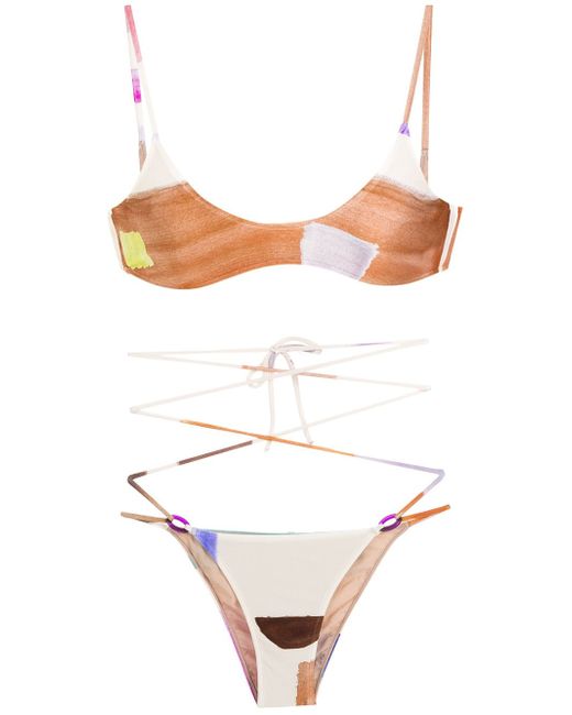 Adriana Degreas patchwork bikini set