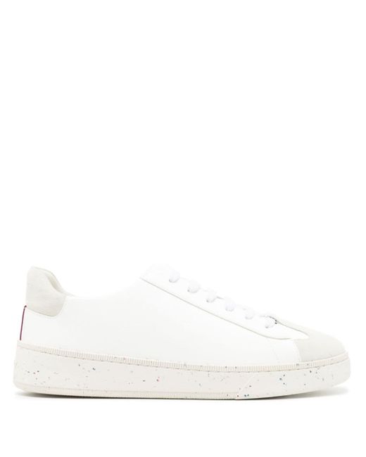 Bally panelled leather sneakers