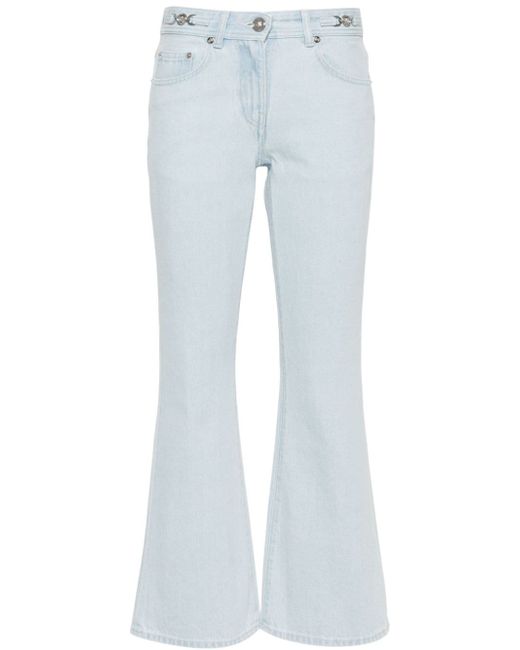 Versace cropped flared jeans