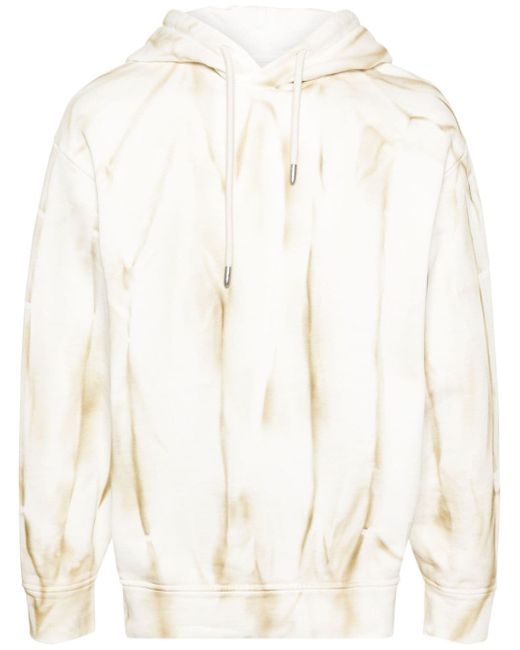 Emporio Armani streaked-print hoodie