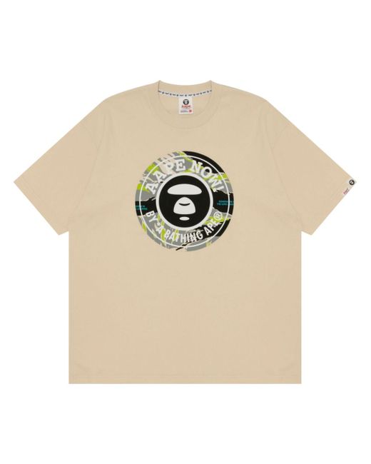 Aape By *A Bathing Ape® Moonface-print T-shirt
