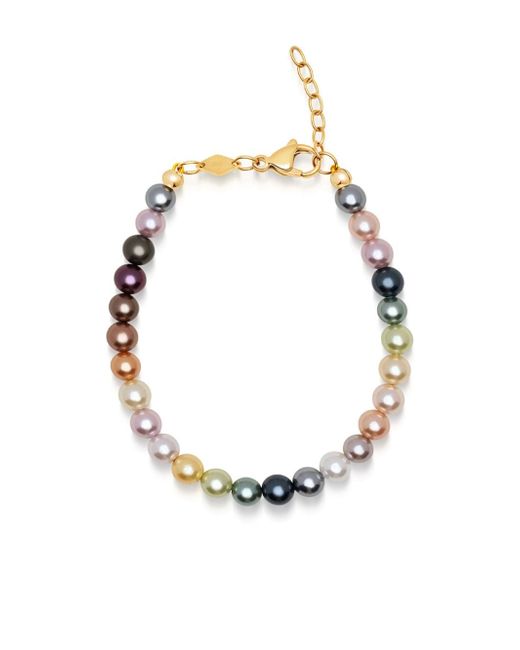 Nialaya Jewelry Pastel pearl bracelet