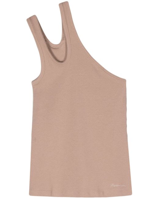 Remain one-shoulder ribbed top