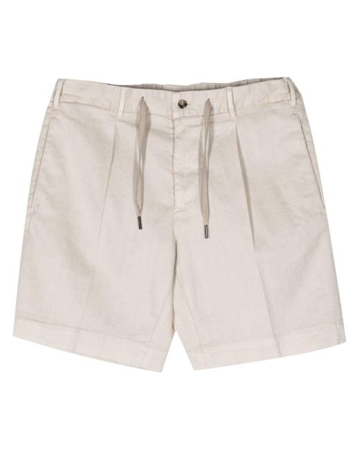 Dell'oglio inverted-pleat bermuda shorts