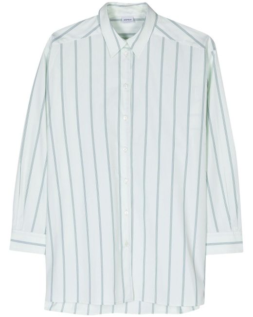 Aspesi vertical-striped shirt