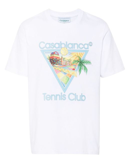 Casablanca graphic-print T-shirt
