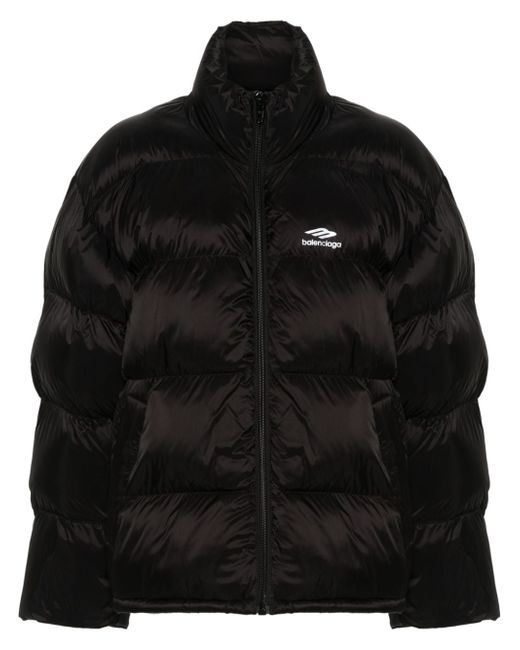Balenciaga logo-print puffer jacket