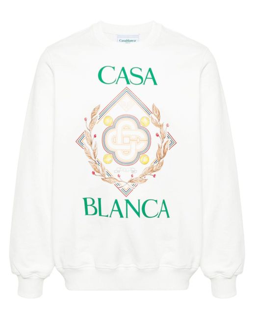 Casablanca logo-print cotton sweatshirt