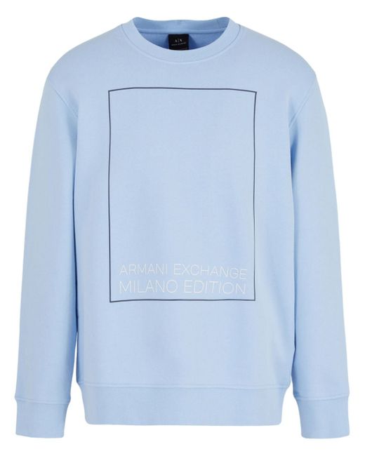 Armani Exchange Milano Edition-print sweatshirt