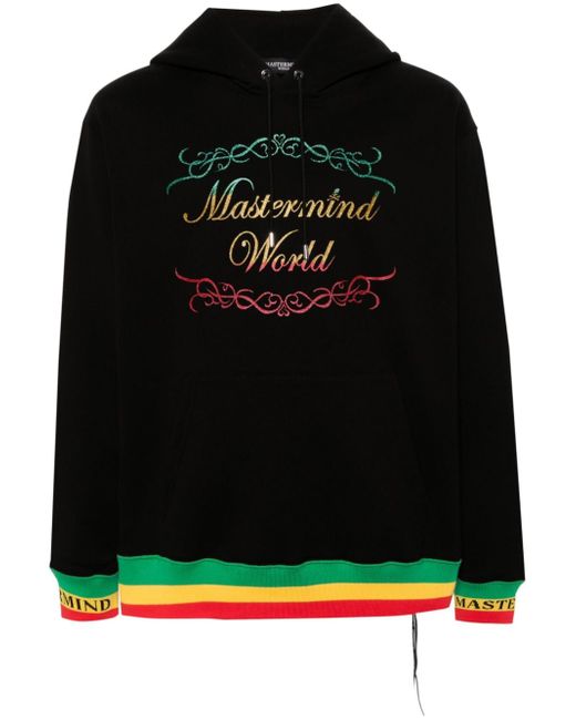 Mastermind Japan Rasta logo-print hoodie