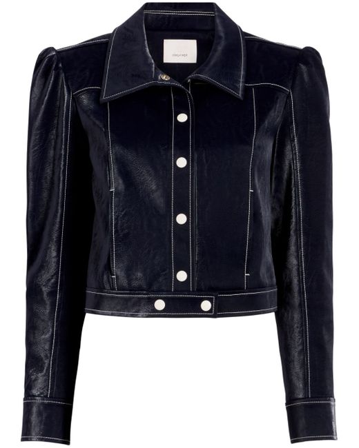 Cinq a Sept Ciara faux-leather jacket