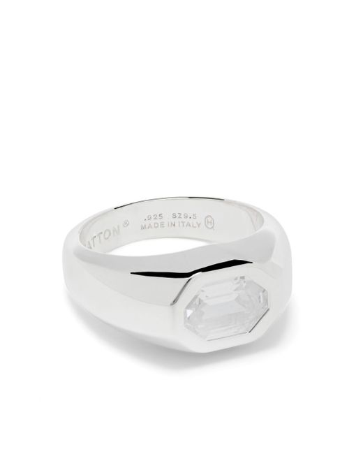 Hatton Labs emerald-cut signet ring