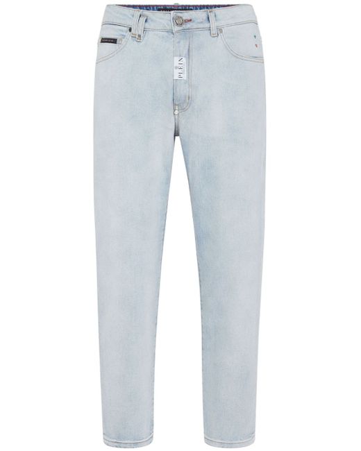 Philipp Plein mid-rise cropped jeans