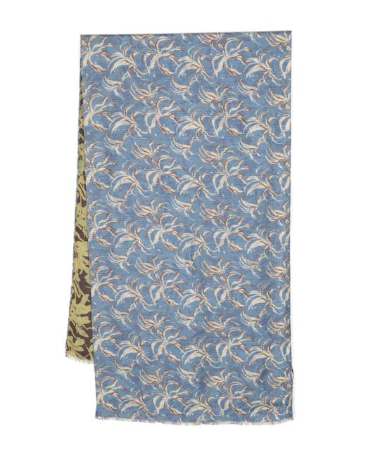 Altea floral-print reversible scarf