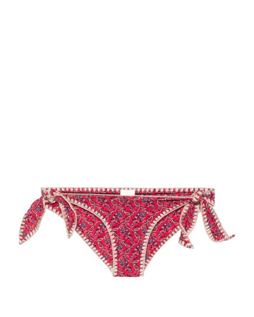 Isabel Marant Sukie floral-print bikini bottoms