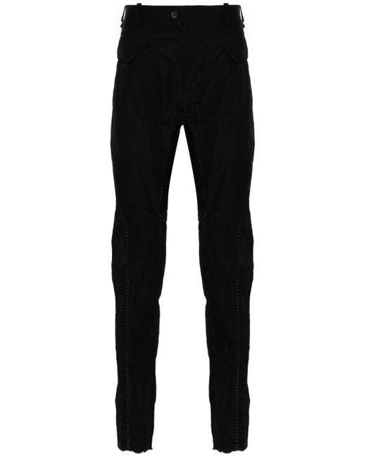 Masnada contrast-stitching tapered trousers