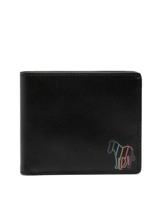 PS Paul Smith Zebra-print leather wallet