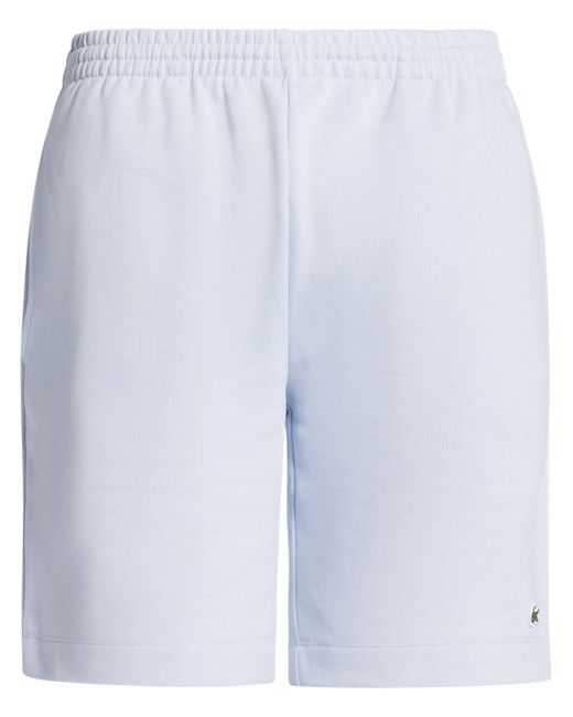 Lacoste logo-appliqué fleece shorts
