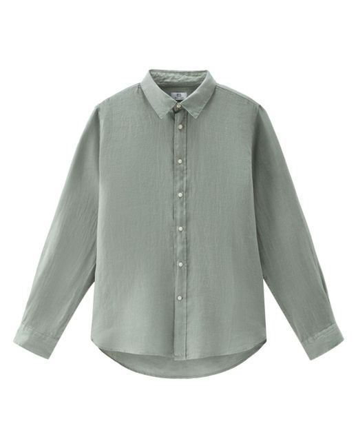 Woolrich linen button-down shirt