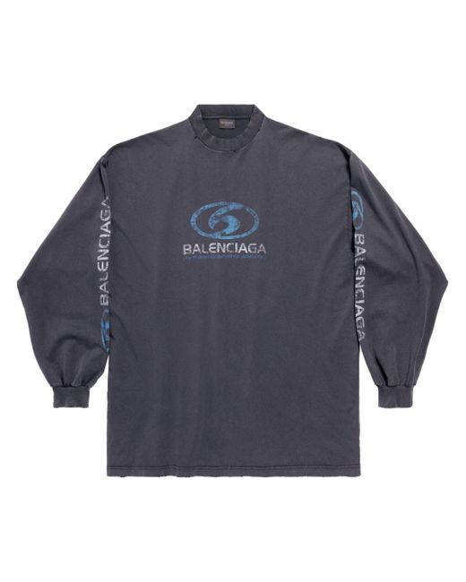 Balenciaga Surfer logo-print oversized T-shirt