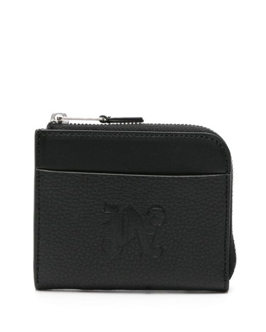 Palm Angels logo-debossed leather wallet