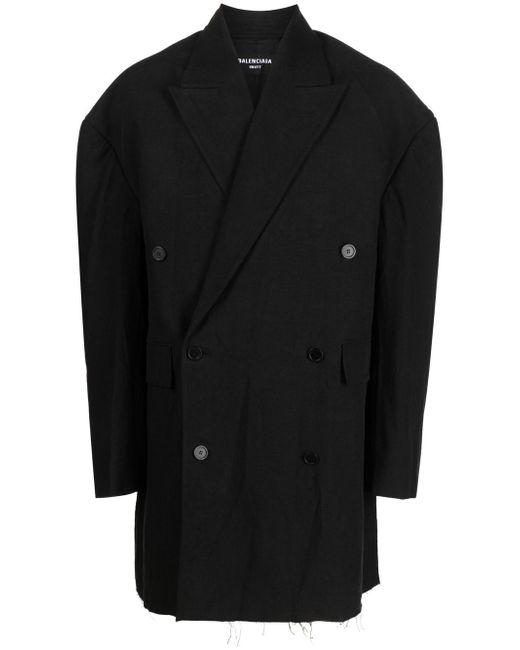 Balenciaga oversized double-breasted coat
