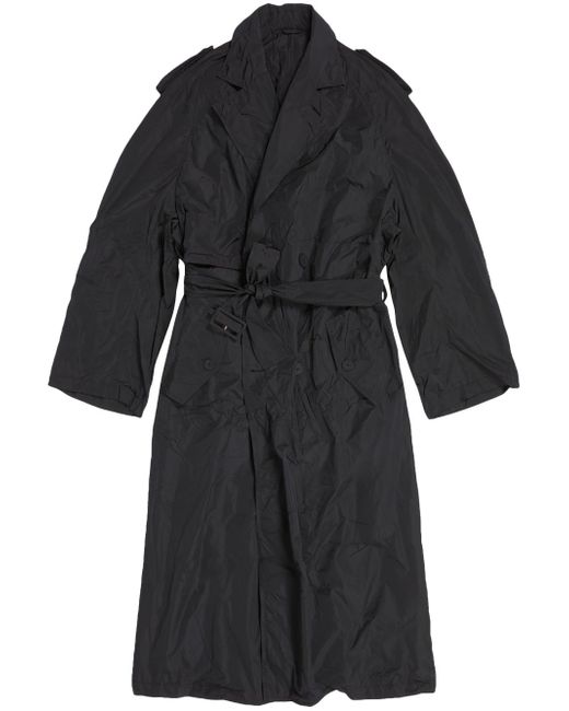 Balenciaga packable taffeta trench coat