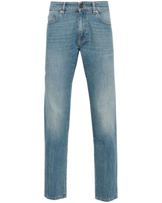 PT Torino stonewashed slim-cut jeans