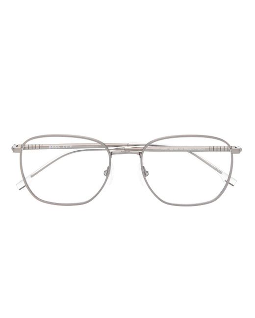Boss metallic-frame design glasses
