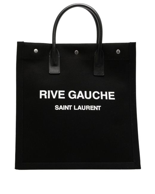 Saint Laurent logo-print tote bag