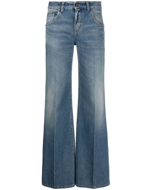 Saint Laurent high-waisted flared jeans