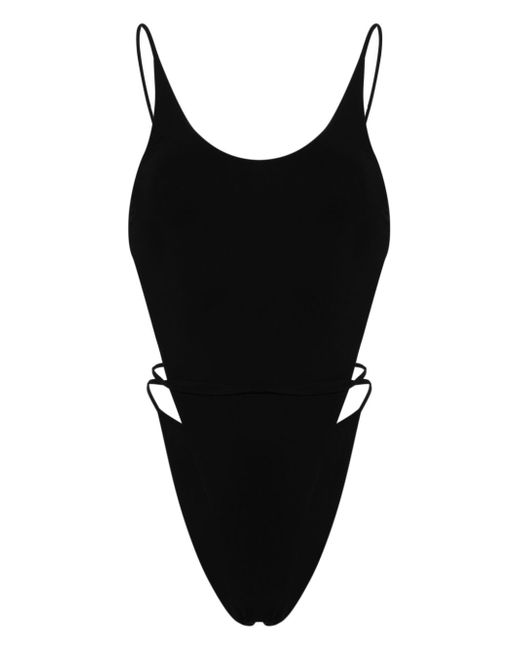 Saint Laurent backless self-tie swimsuit
