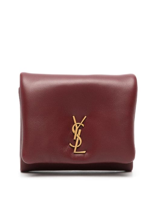Saint Laurent Calypso tri-fold leather wallet
