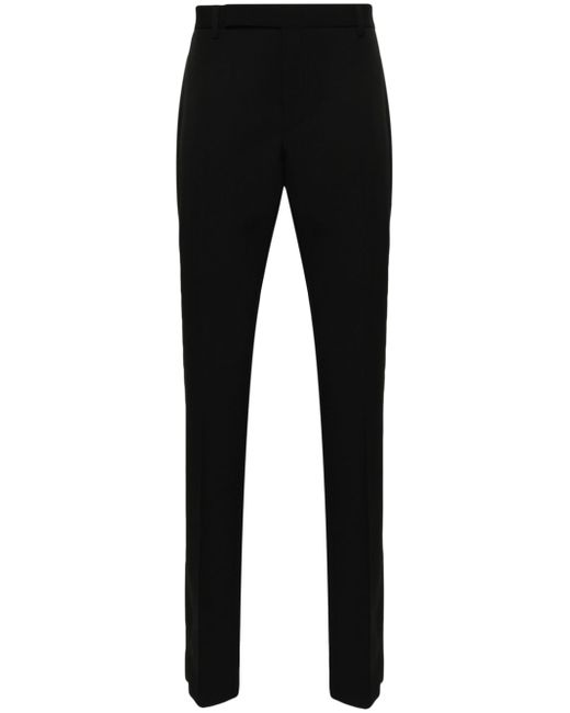 Saint Laurent mid-rise tailored wool trousers