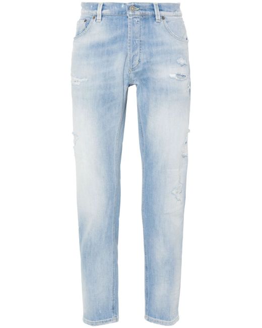 Dondup distressed-effect straight-leg jeans