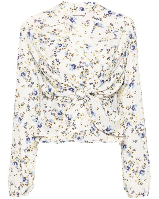 Liu •Jo -print crepe blouse