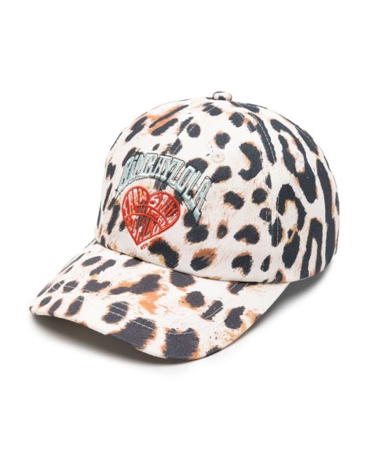 Bimba Y Lola leopard-print baseball cap
