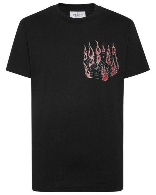 Philipp Plein flame-print T-shirt